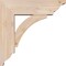 Ekena Millwork Thorton Traditional Smooth Bracket w/ Offset Brace, Douglas Fir, 5 1/2"W x 16"D x 16"H BKT0604X16X16THR01SDF - alternate 4